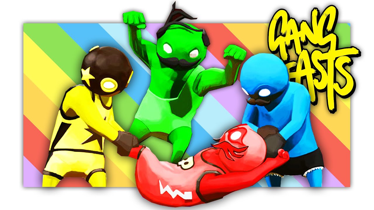 MOSSE DI WRESTLING E CALCI ILLEGALI! - Gang Beasts ITA Funny Moments