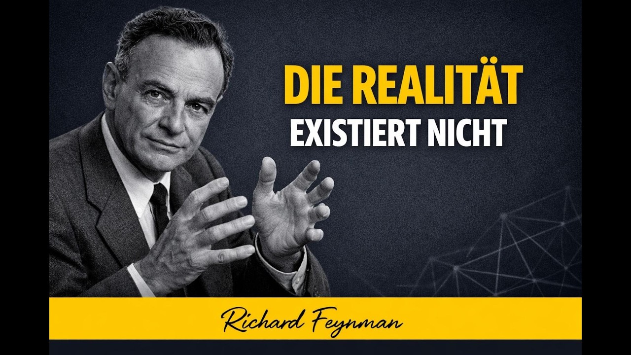 Warum FÜHLT Sich Realität Echt An? Feynmans Antwort Wird Deinen Verstand SPRENGEN
