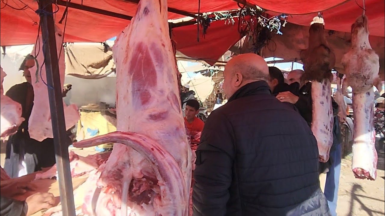 🇲🇦خيرات موجودة في سوق الاسبوعي حد لولاد عبدون نقدم لكم أتمنة اللحوم حمرااء🥩🇲🇦11/12/2023