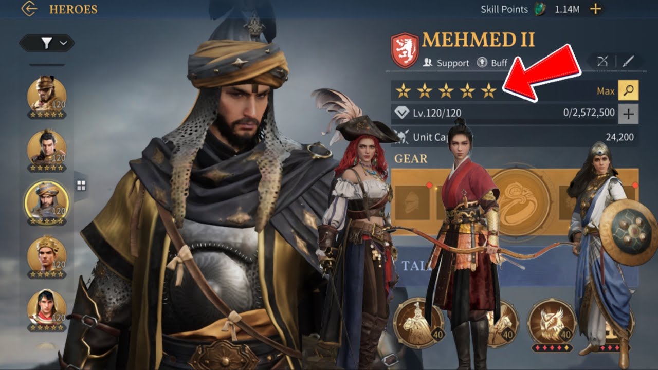 AOEM: Mehmet l - Battle Tests on Archers : feat. Mulan 5 звёзд - Bellevue 5 звёзд - Rani 4 звёзды