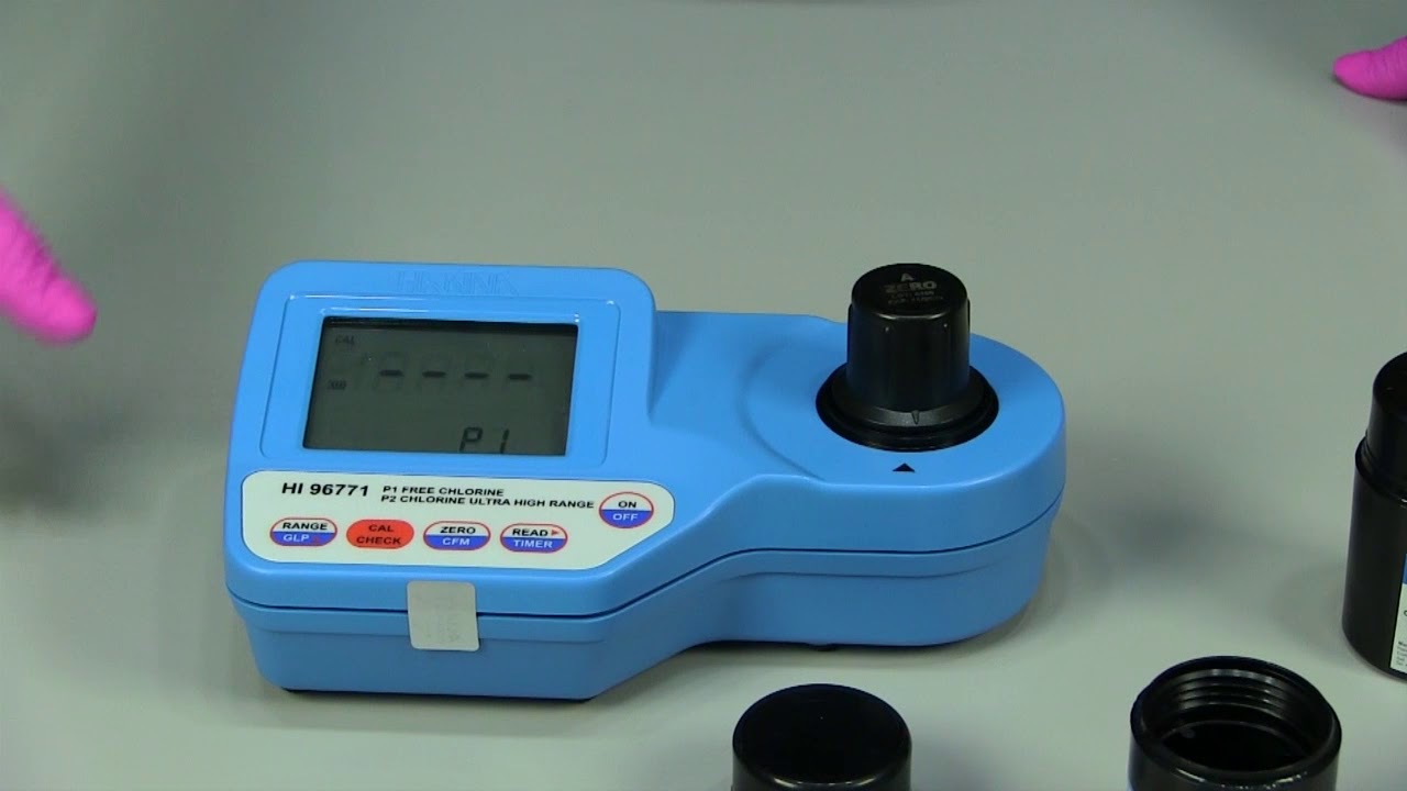 Calibración del equipo HI96771