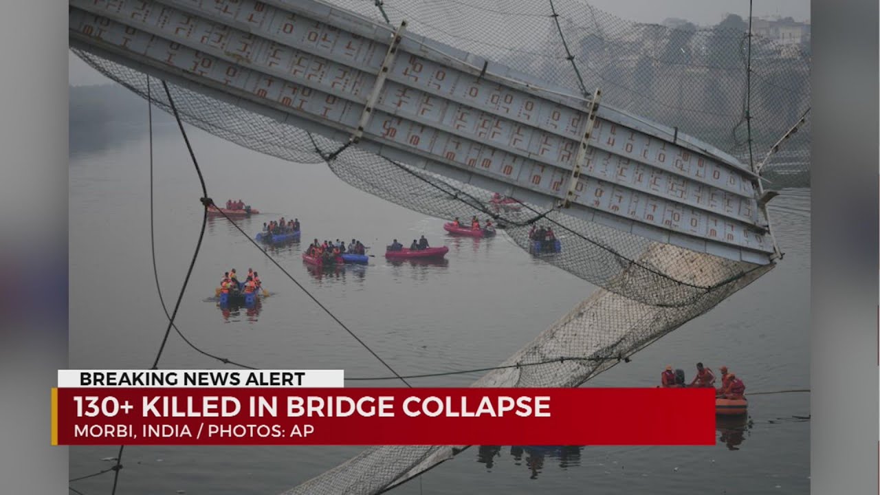 Bridge collapse kills over 100 in India