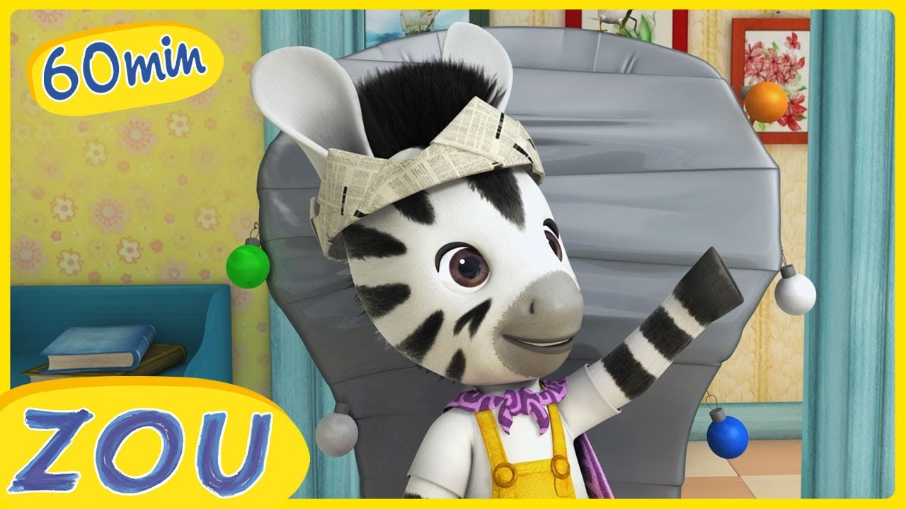 Les jeux fantaisiste de ZOU | Compilation 1H | ZOU en français 🦓 | Dessins animés
