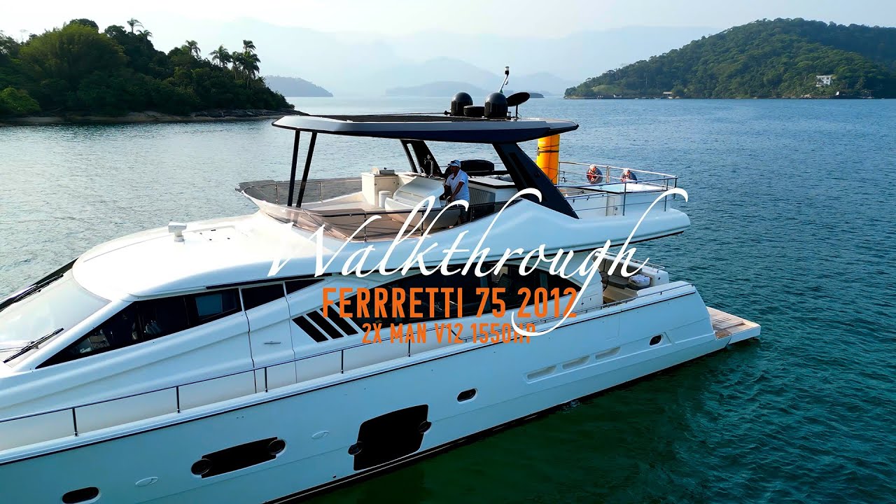 Yacht à Venda | Welcome to LUDIBRU | FERRETTI 750 (75) 2012 | Walkthrough | Cézar Ota | (2)
