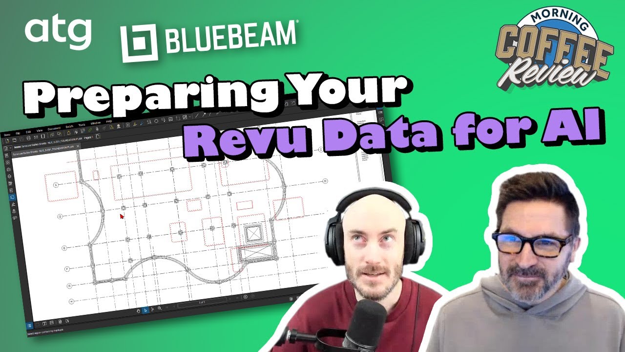Подготовка данных Bluebeam Revu для ИИ | Morning Coffee Review