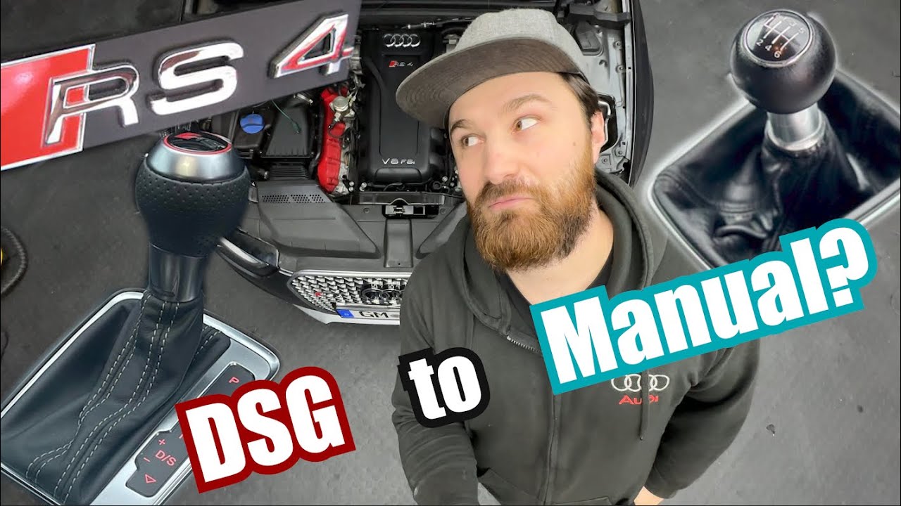 Convert Audi RS4 B8 from DSG into MANUAL? No problem .. But who will HELP US to finish it?