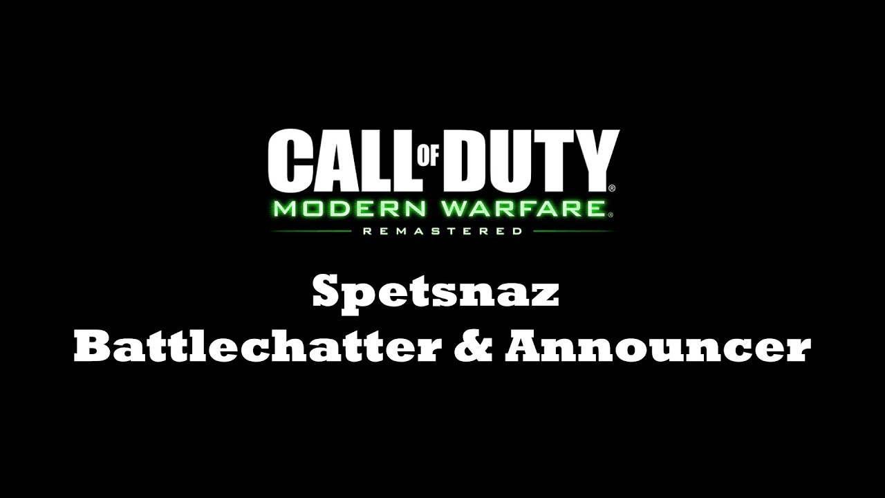 CoD 4 Remastered: Russia Battlechatter