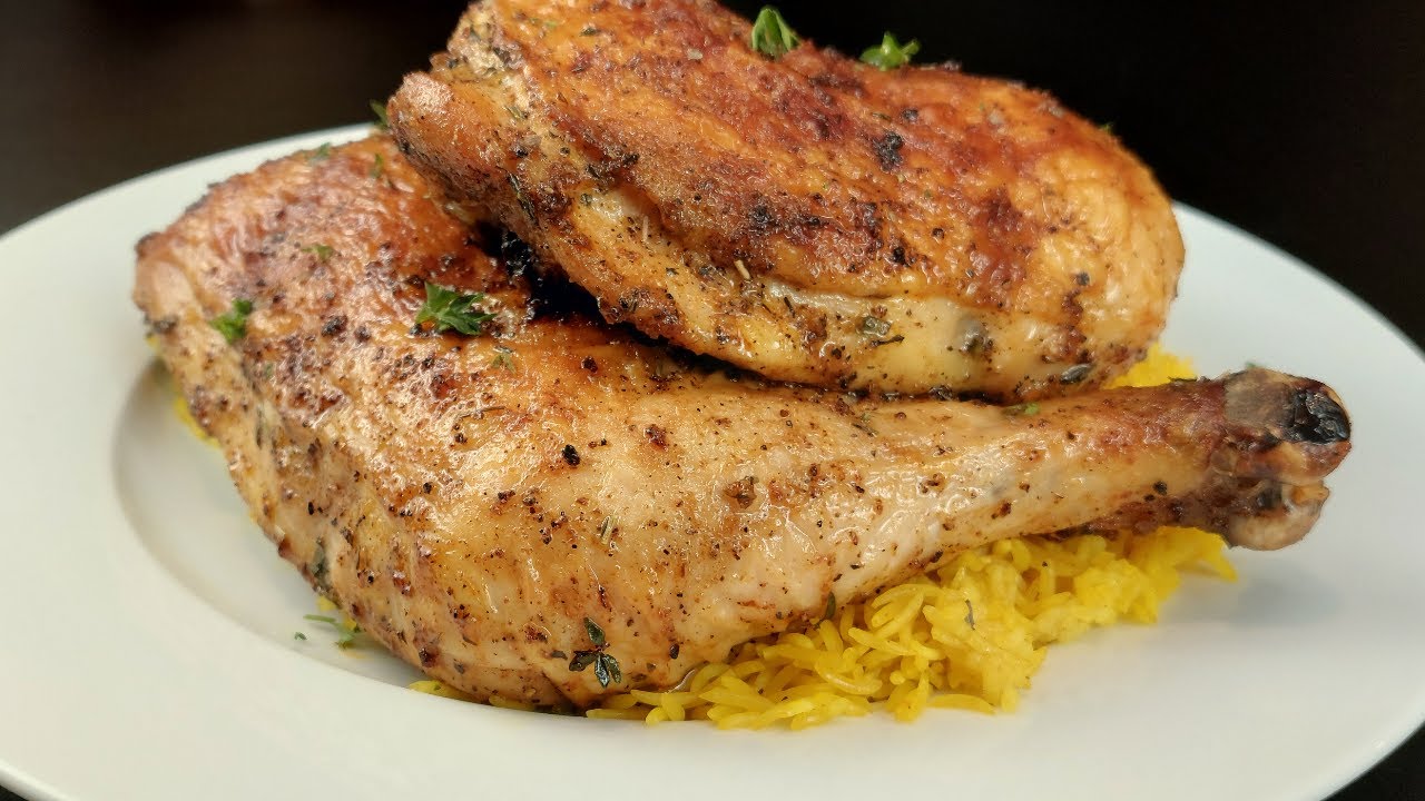 The BEST Oven-Roasted Chicken Leg Quarters You'll Ever Make | Crispy Skin, Juicy Meat