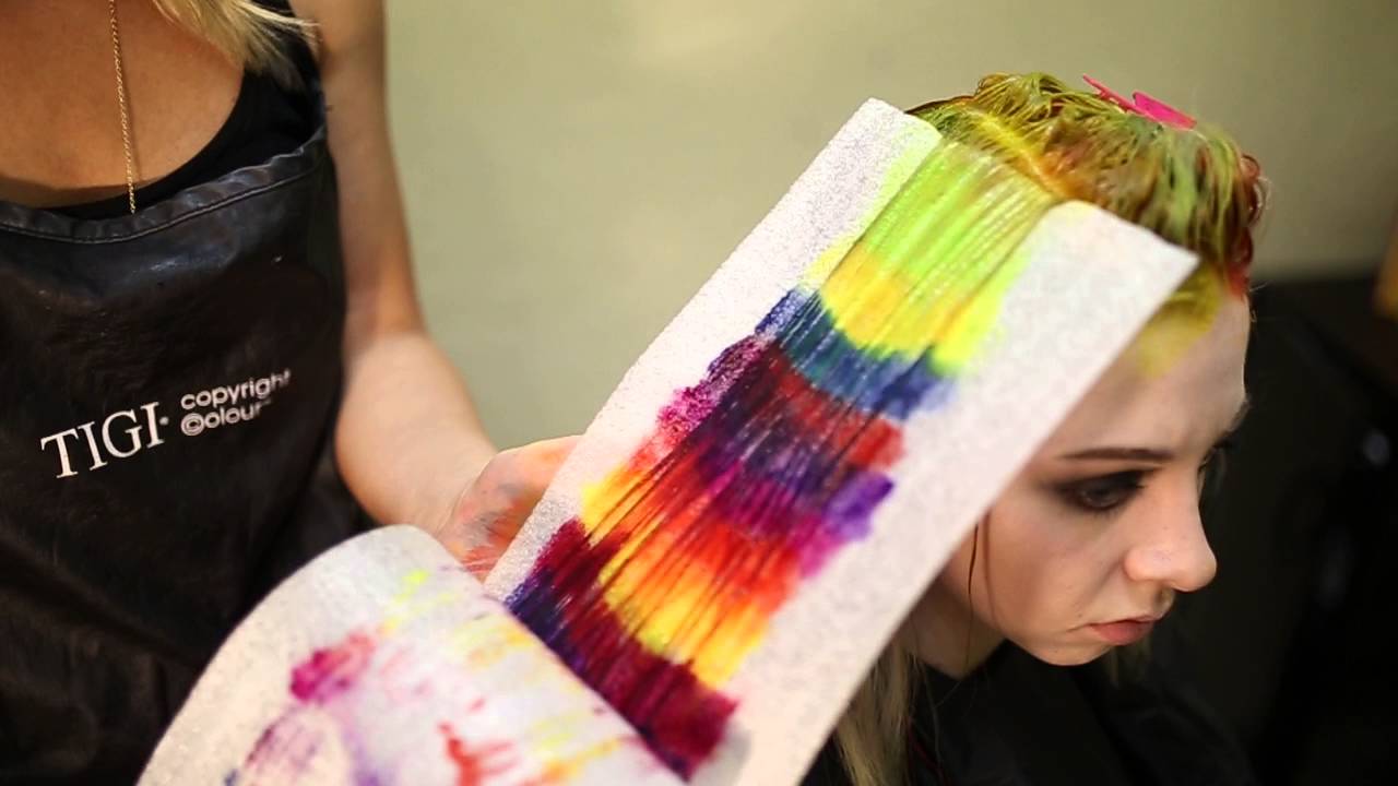 Creating colorful hair w/ Joico and Pravana
