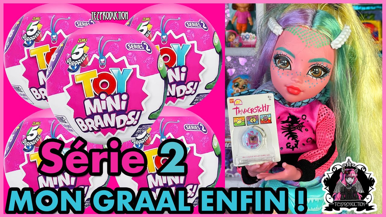 J'AI ENFIN MON GRAAL !! OUVERTURE BOOSTERS 5 SURPRISE TOY MINI BRANDS SÉRIE 2