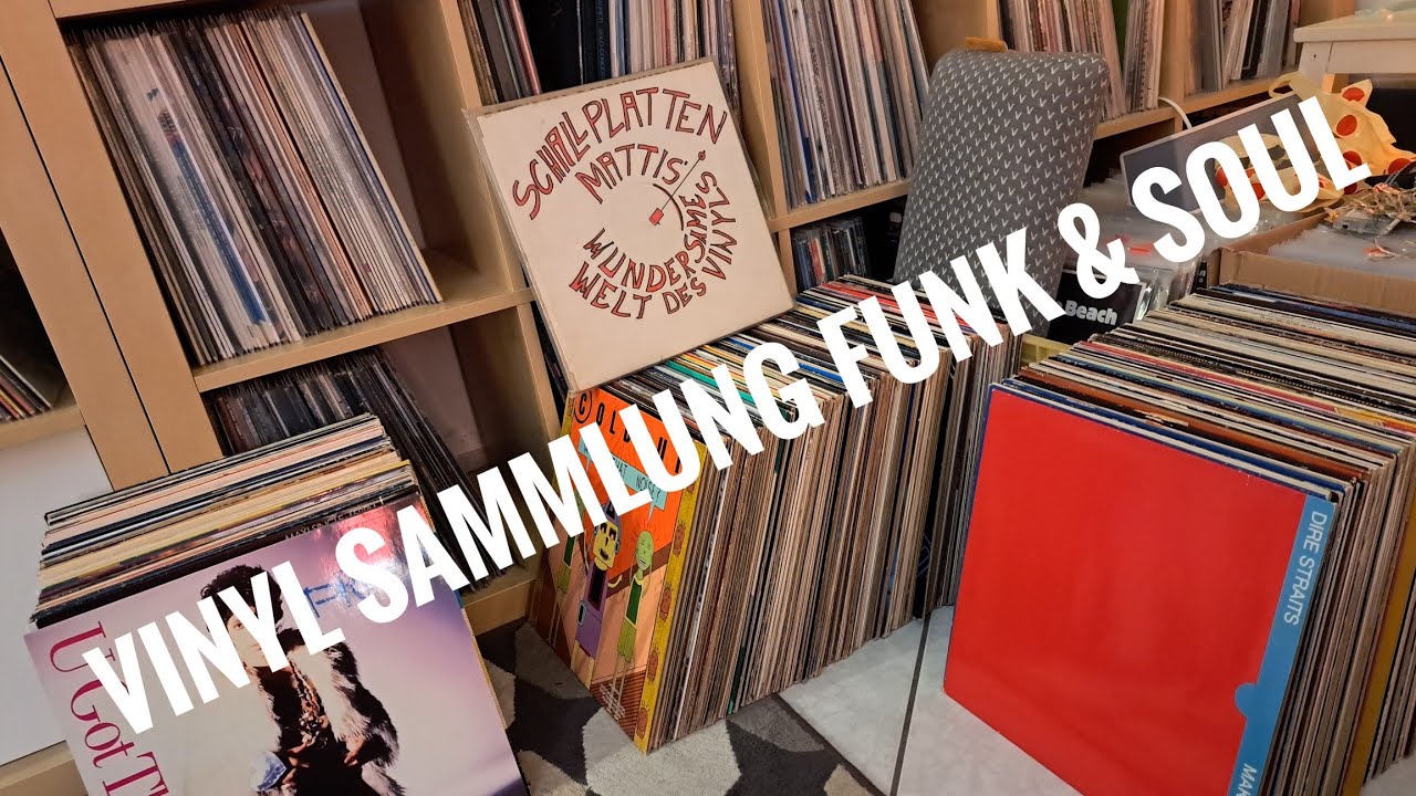 GROßE SCHALLPLATTEN SAMMLUNG ERSTANDEN - Soul, Funk, Synthie-Pop 