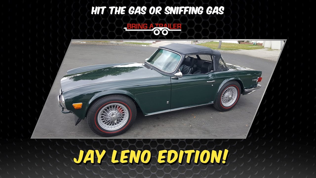 Jay Leno bids on a Supercharged Triumph TR6 on Bring A Trailer auction (HTGOSG#4)