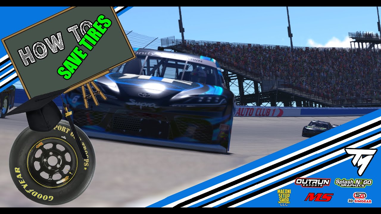 iRacing | How To Save Tires On NASCAR Oval