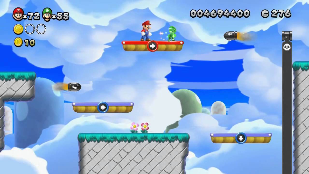 New Super Mario Bros. U - Paradis Chantilly - 7-3 : Mont Vertigo