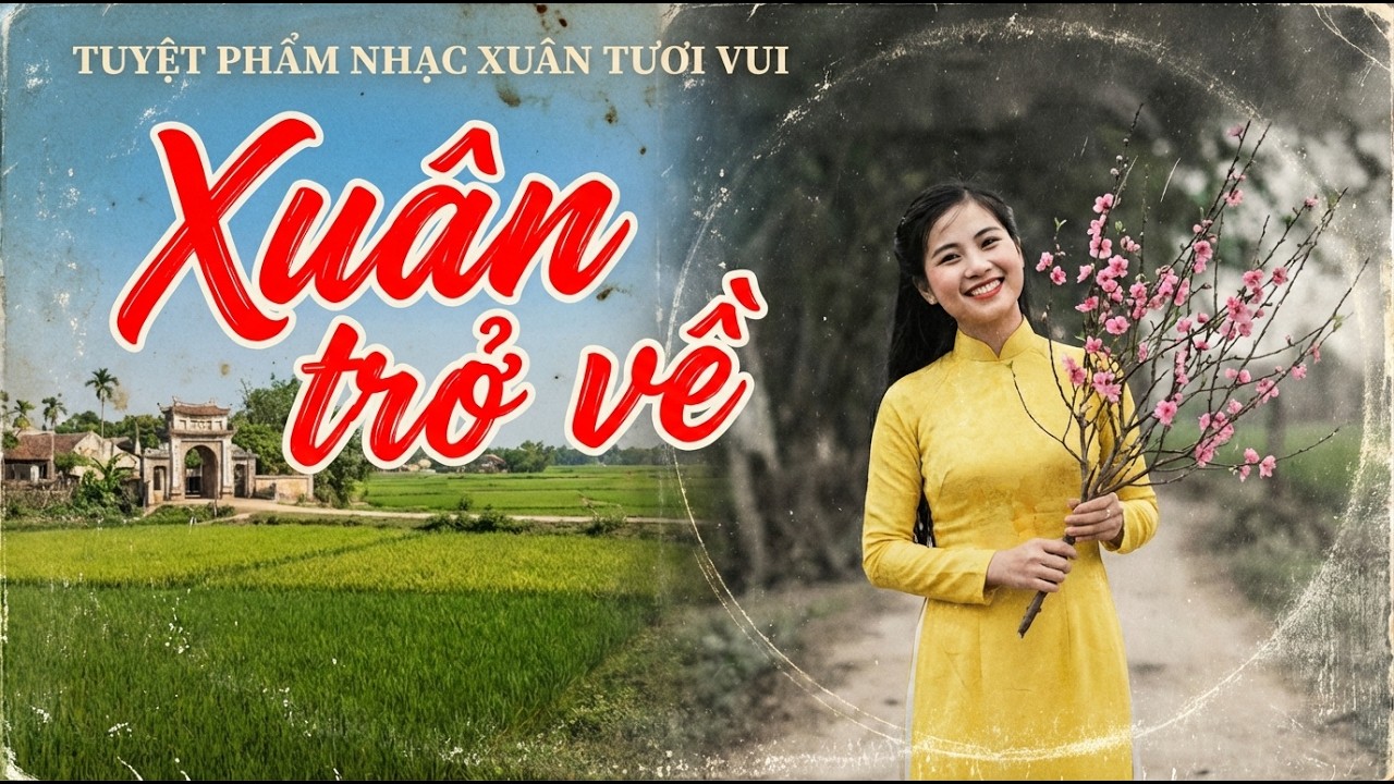 XUÂN TRỞ VỀ - Nhạc Xuân Tươi Vui với Giọng Nữ Trong Trẻo | GAXEP MUSIC