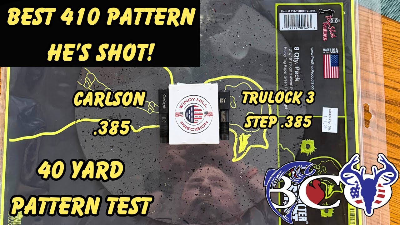 Тест на точность стрельбы Stevens 301 | Сравнение дульных насадок Trulock и Carlson .385: сравнен...