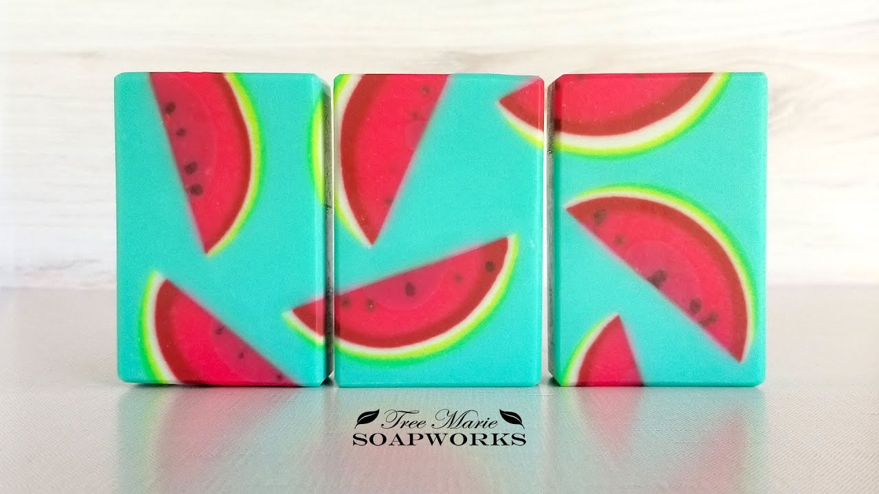 Creating Watermelon Cold Process Soap | June 2023 Soap Challenge Club🍉🌞