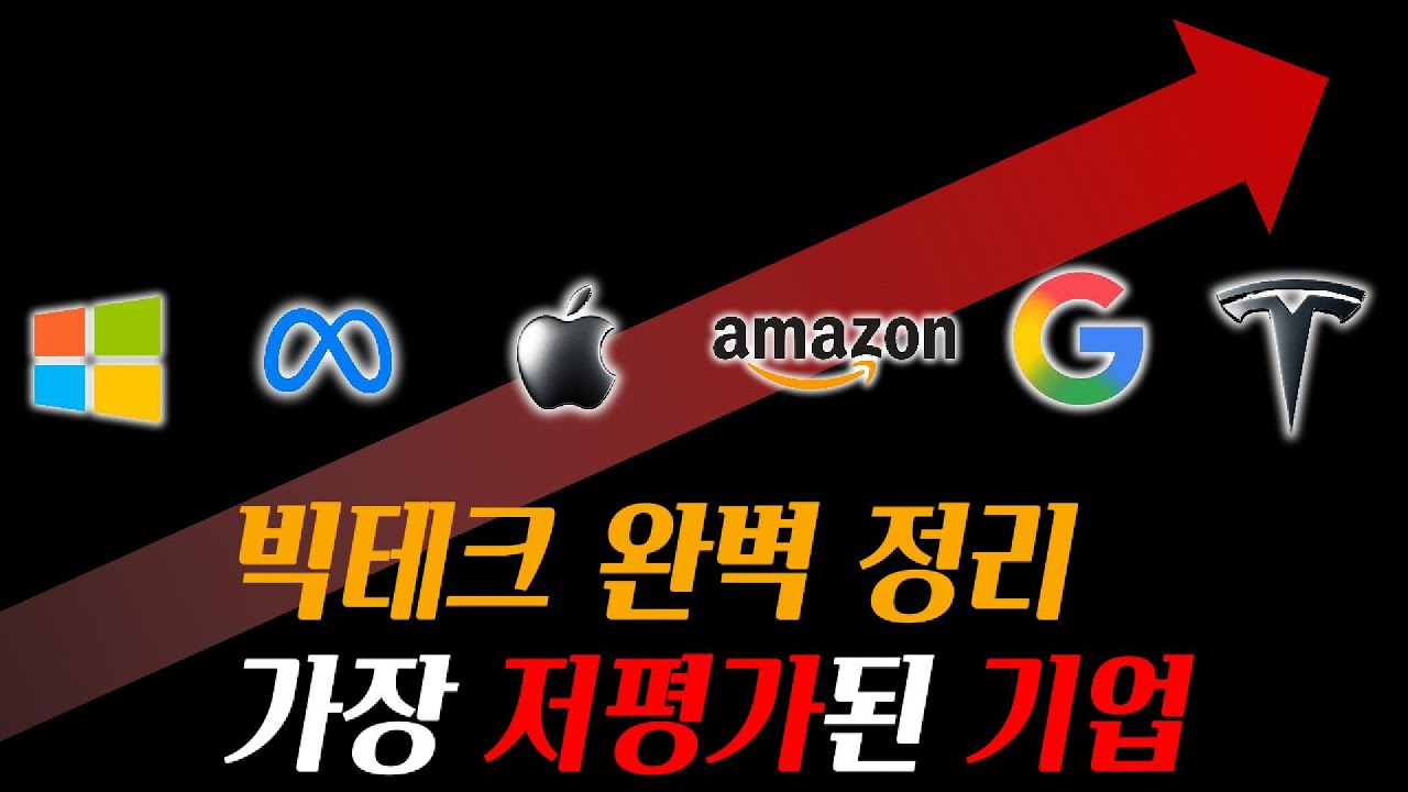 빅테크 완벽정리 | 가장 저평가 된 기업은