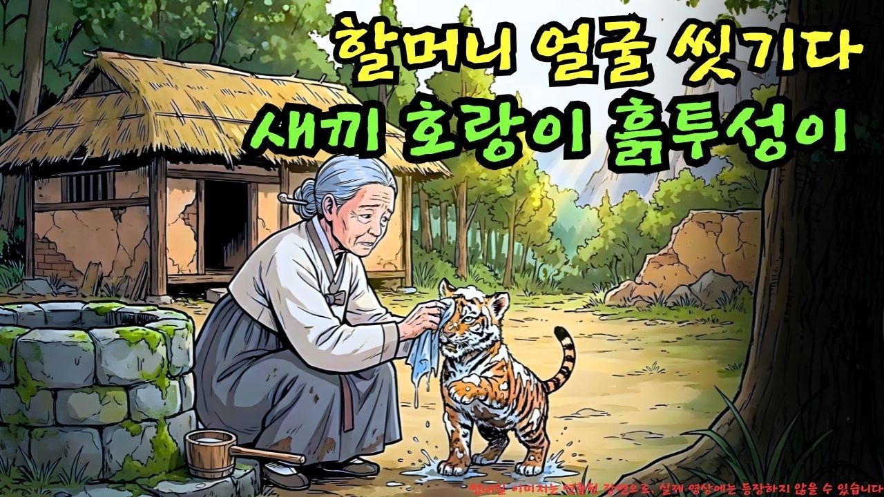 👉 흙투성이 된 새끼 호랑이 얼굴을 할머니가 우물물로 직접 씻겨주었다… 이 행동은 과연 위험하지 않을까?ㅣ옛날이야기 ㅣ민담 ㅣ오디오북ㅣ전설ㅣ설화 ㅣ야담