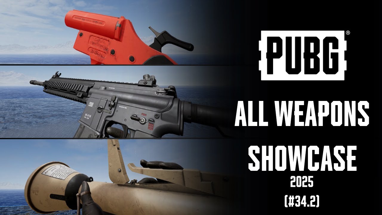 (34.2 패치)PUBG:BATTLEGROUND All weapons showcase