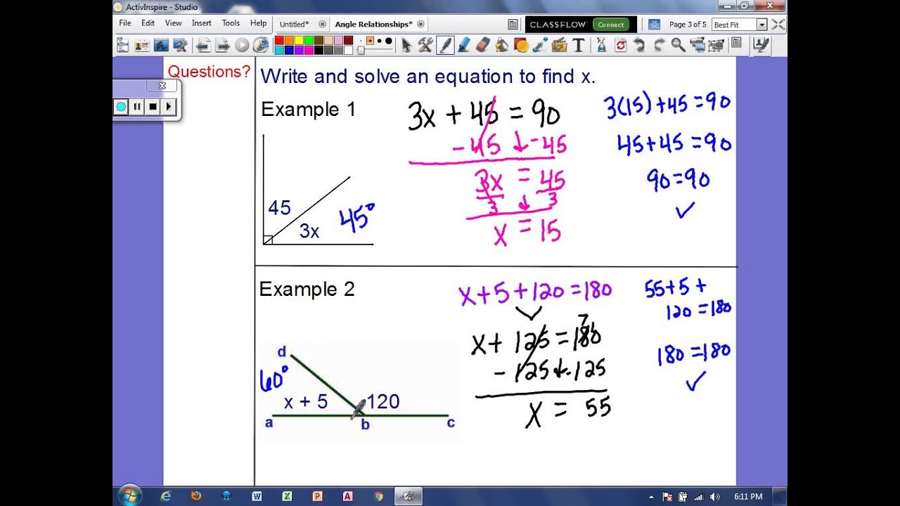 Angle Relationships