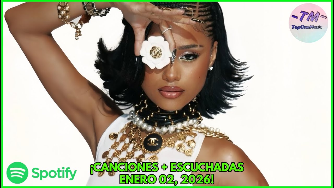 TOP 200 GLOBAL 🌎 | LAS CANCIONES MAS ESCUCHADAS EN SPOTIFY DE LA SEMANA - ENERO 02, 2026 💕
