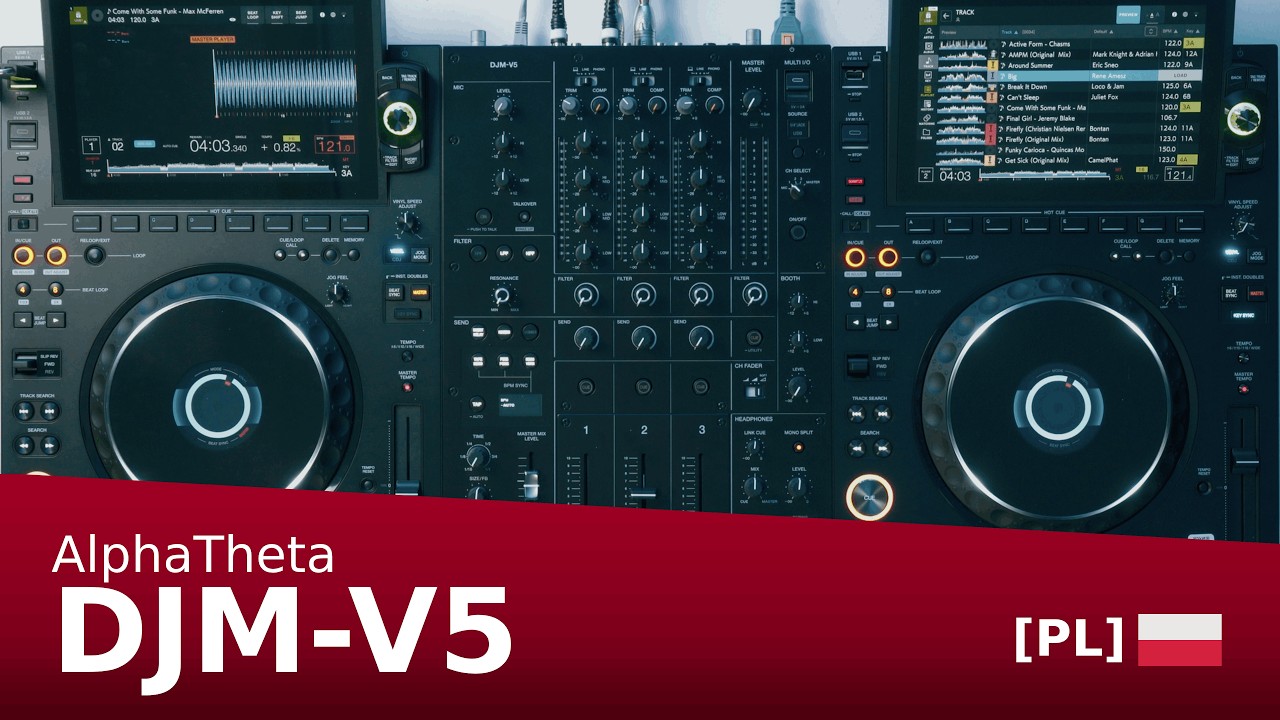 djproTV - AlphaTheta DJM-V5 - Polish review / test