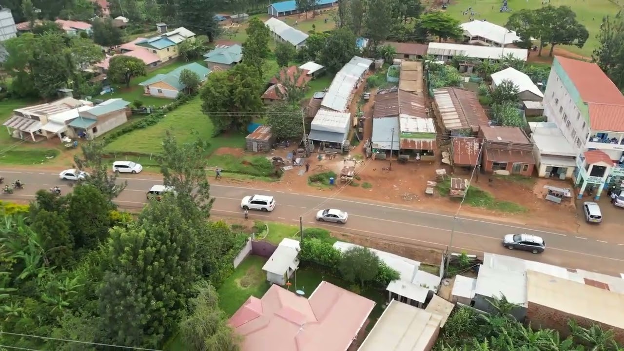Nyamarambe market aerial view