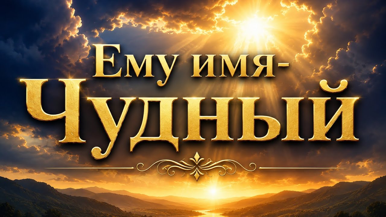 Ему имя Чудный.Христианская песня.Песнь Возрождения.