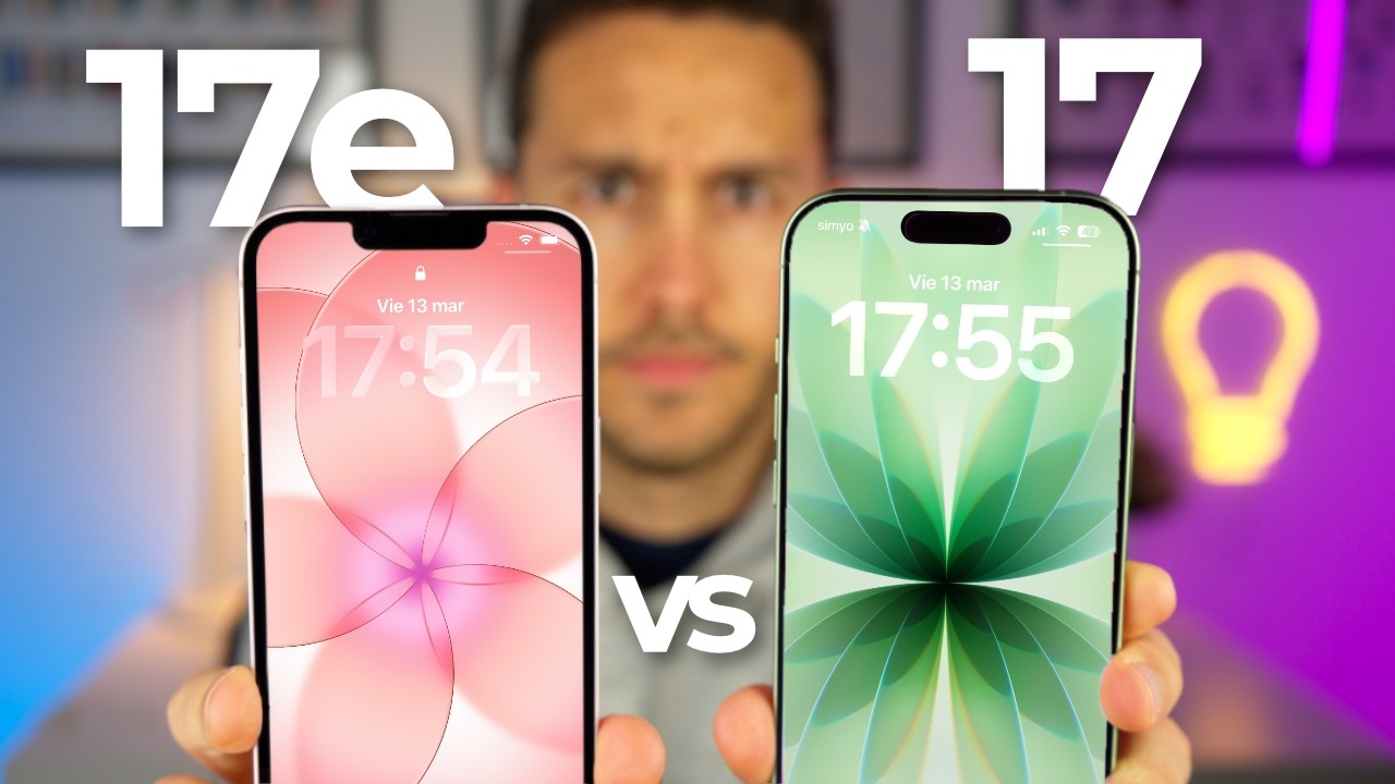iPhone 17e vs 17 &iquest;Cu&aacute;l elegir?  🆚 Estas son las DIFERENCIAS m&aacute;s importantes...