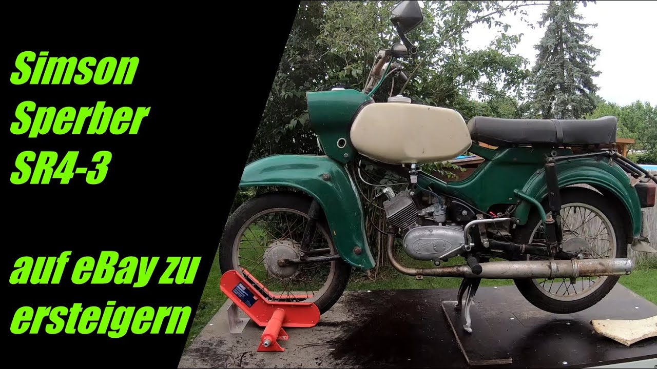 Simson Haberber #3 (Sperber) || Testfahrt || Versteigerung auf eBay