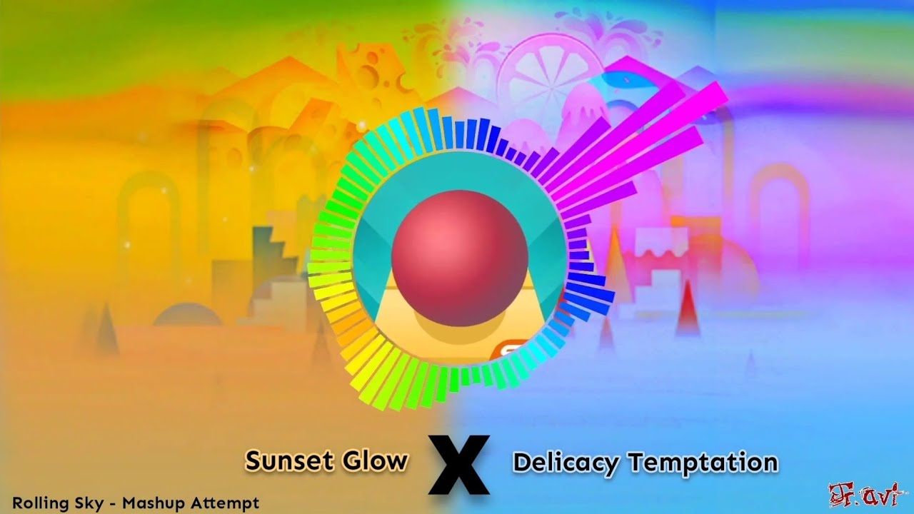 Rolling Sky - Sunset Temptation (Sunset Glow X Delicacy Temptation) [Music Mashup]