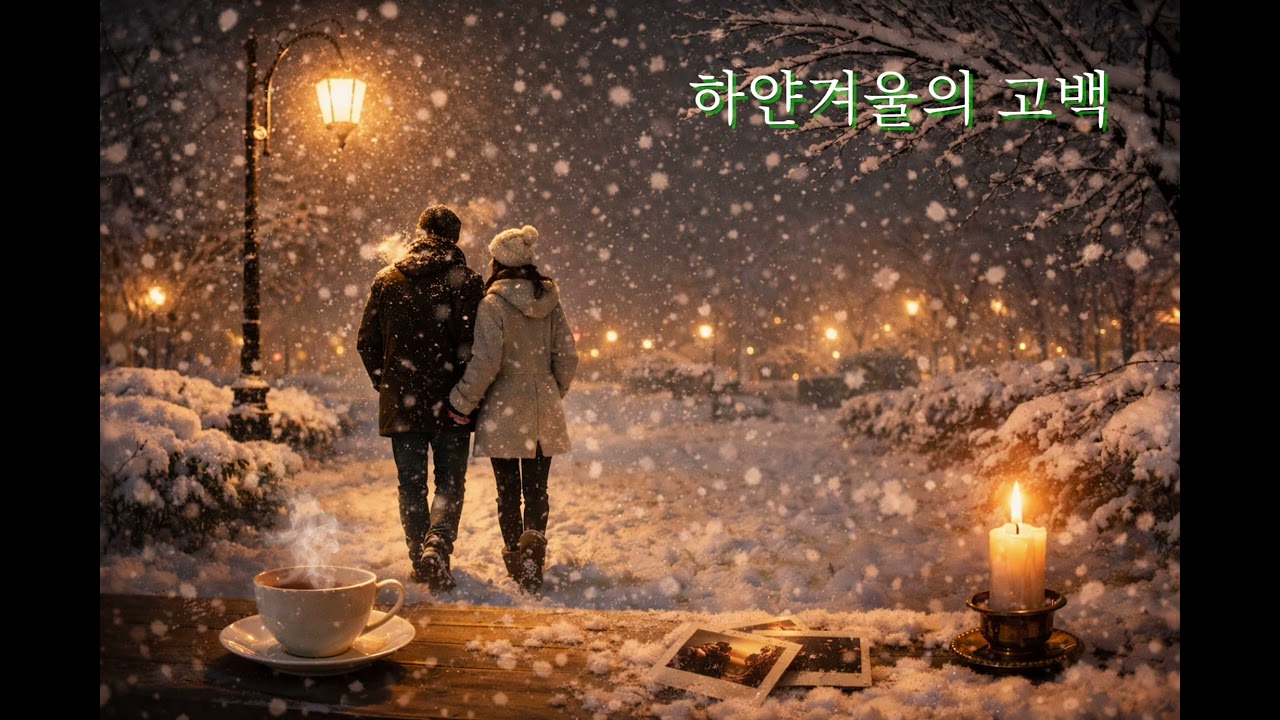 하얀 겨울의 고백 - 시린 계절, 그대라는 따뜻한 추억 가슴저린 애절한 사랑이야기