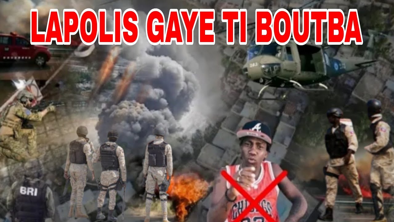 22 Septembre Lapolis gaye ti boutba r&egrave;l pete nan baz gang gresye a