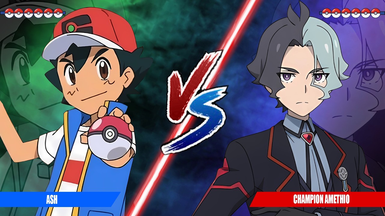 Pokémon Battle Multiverse: ASH Vs. CHAMPION AMETHIO