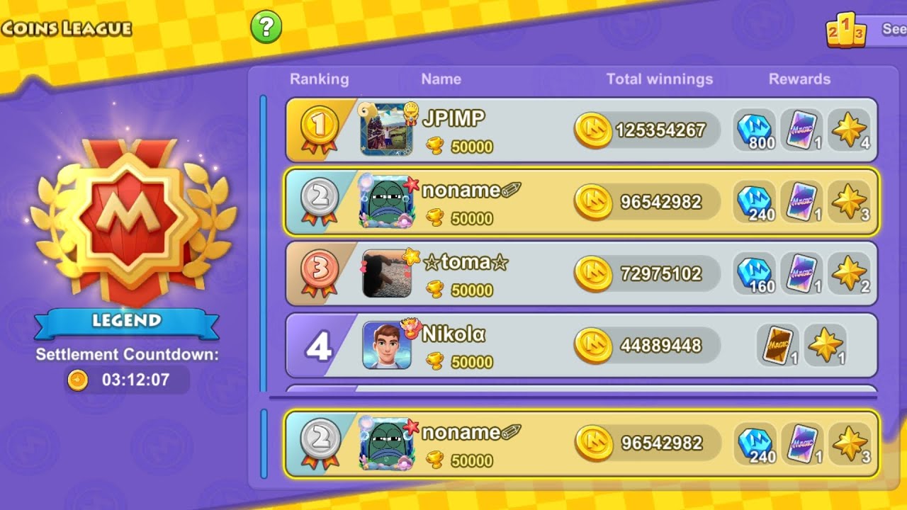 UNO! Mobile Game | Go Wild x600 and S2S (Finally I won the coins league (legend) 2nd place at least)