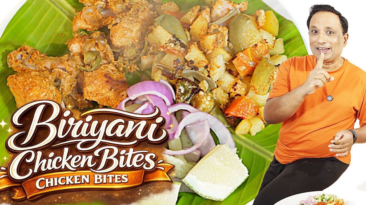 Biriyani Chicken Bites - Skipped a Meal… Ate THIS! Oil-Free Biryani Chicken Bites = weight loss, 😱