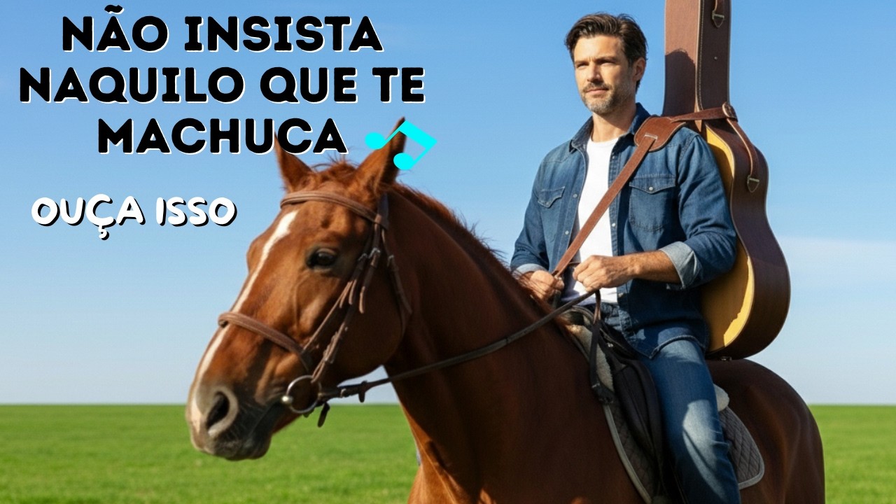Não Insista Naquilo Que Te Machuca  -  Sua Paz Vale Mais Que A Luta | Country Motivacional