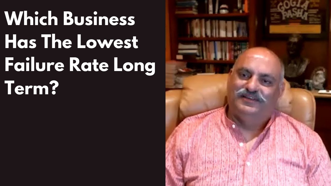 Which Business Has The Lowest Failure Rate? - Mohnish Pabrai
