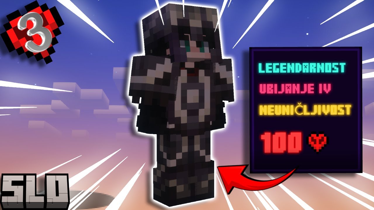 [SLO] Najmočnejši oklep v HARDCORE minecraftu!