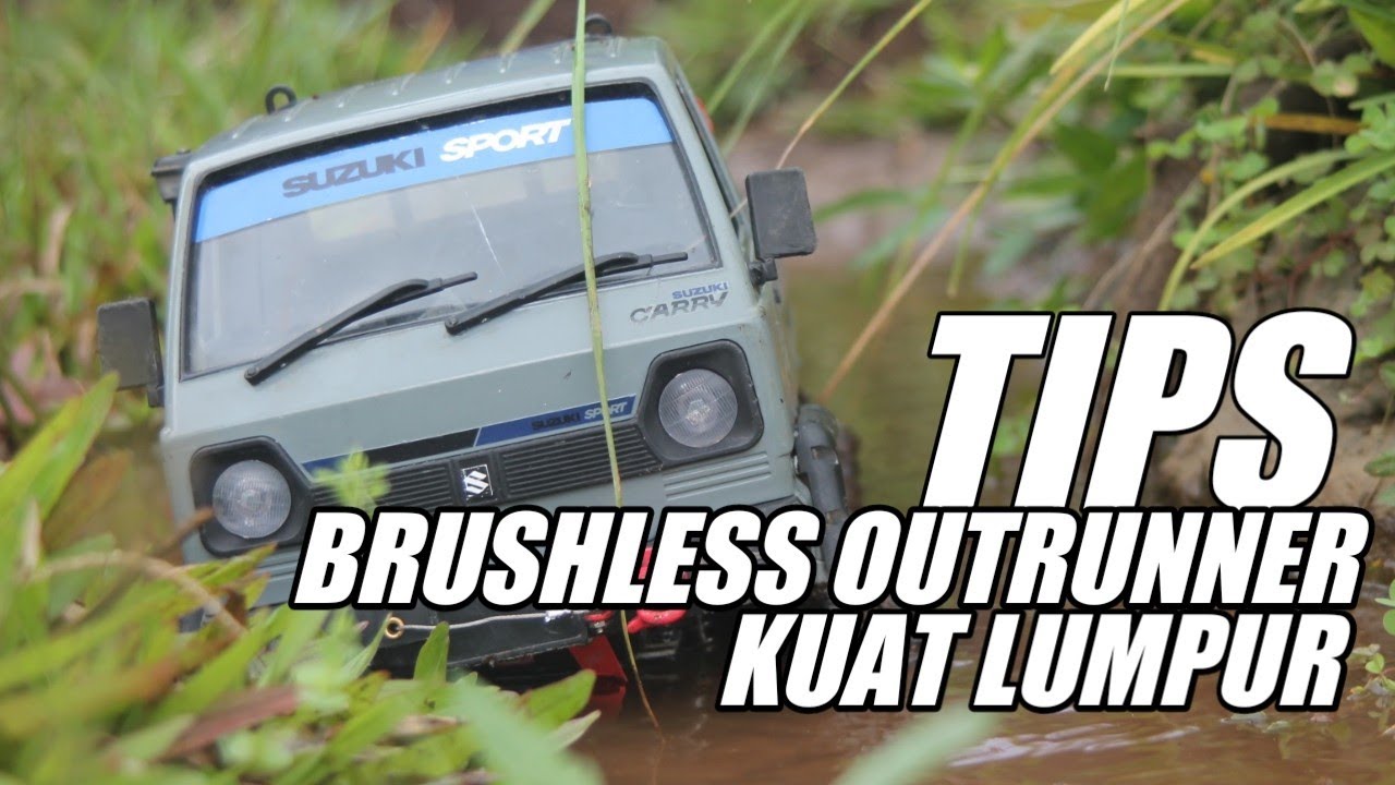 Tips motor outrunner kuat lumpur | how to make a strong brushless motor playing with mud