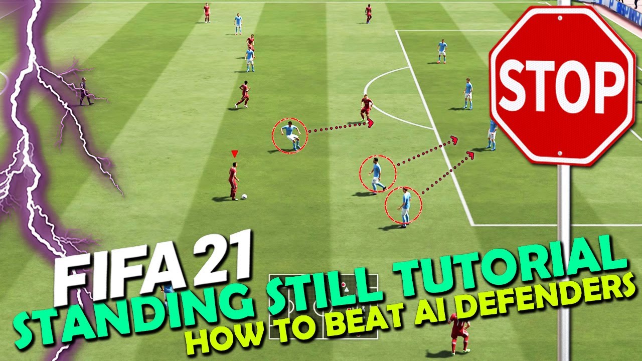 FIFA 21 PRO ATTACKING TRICK | FIFA 21 STANDING STILL Tutorial | How to BEAT AI DEFENDERS in FIFA 21