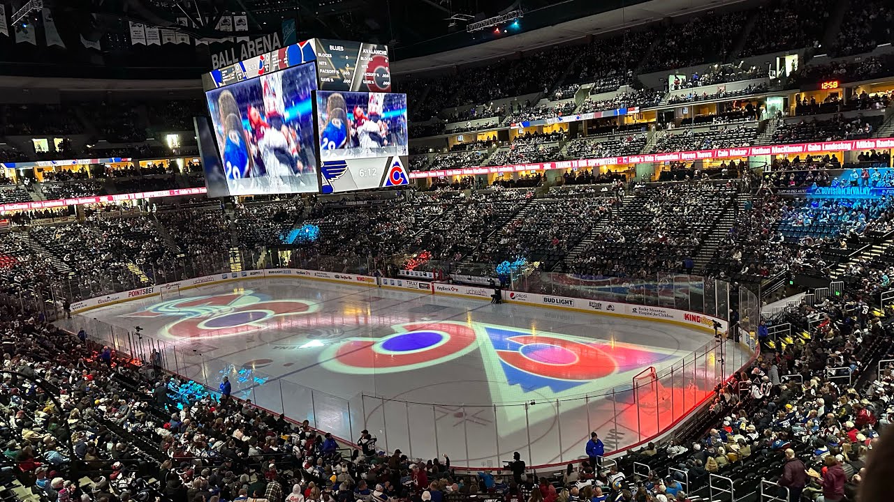 Avalanche players intro, new ice graphics