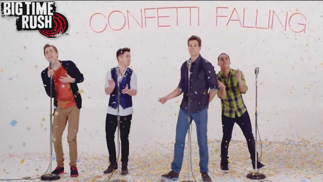 Big Time Rush - Confetti Falling (Letra/Lyrics - Español/English)