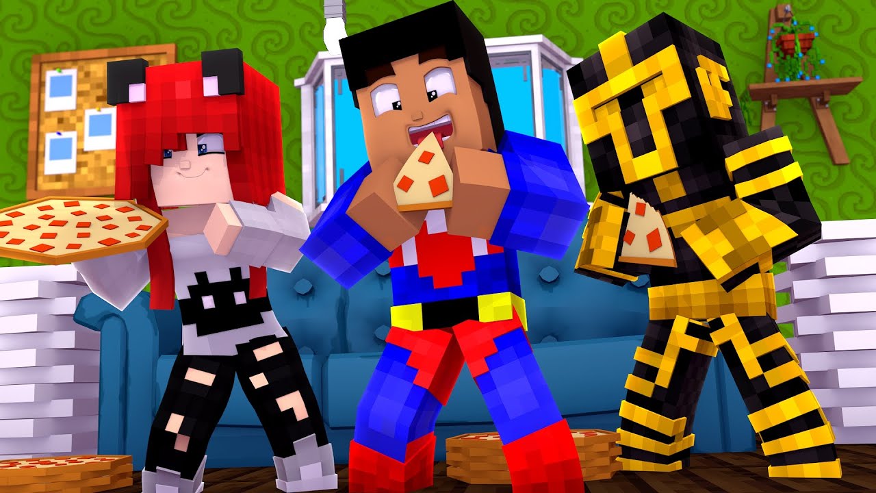 NOS COMEMOS 1.000 PIZZAS EN MINECRAFT TROLL 😂