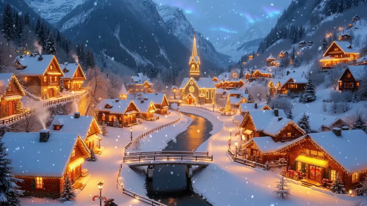 Winter Village Vibes ~ Soft Piano Jazz for Deep Focus & Cozy Reading Ambience