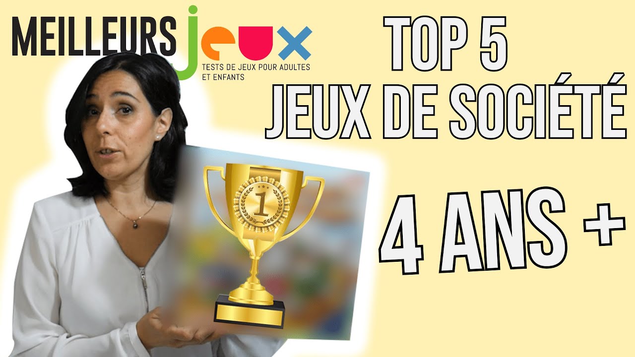 TOP 5 Meilleurs Jeux de Société 2021pour enfants à partir de 4 ans
