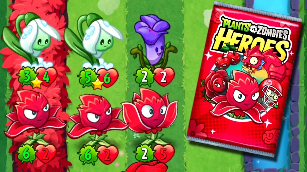 Plants vs. Zombies Heroes new RED STINGER Card | Red Mission by Primal Gameplay Official