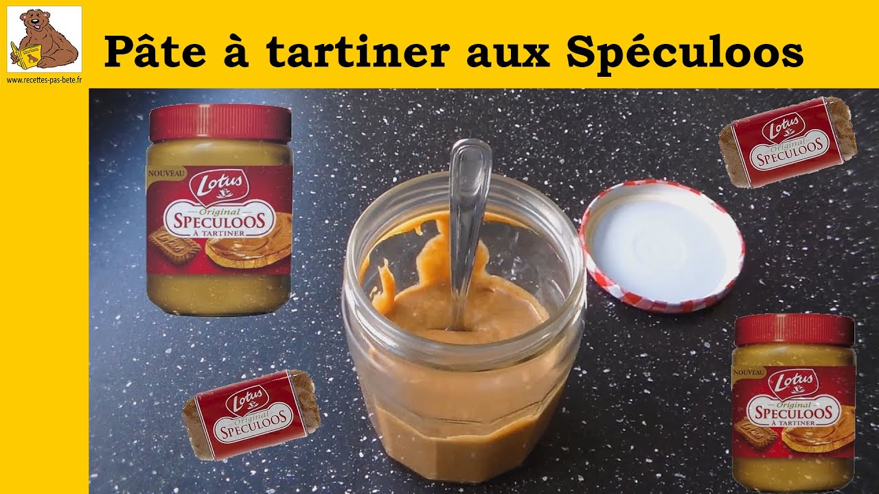 La pâte à tartiner aux Spéculoos (rapide et facile)