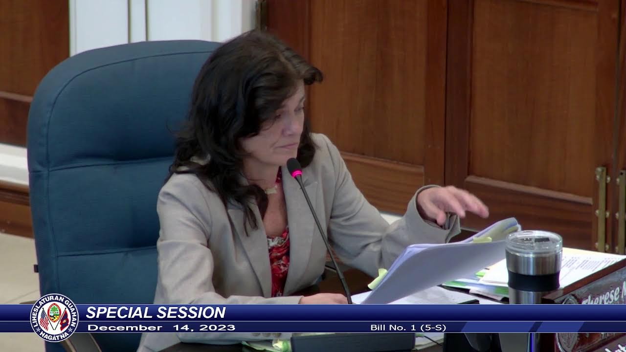 The 37th Guam Legislature Fifth Special Session - December 14, 2023 - PT.1